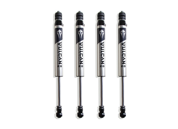 2014-2024 RAM 2500 4WD F&R VULCAN SERIES IFP SHOCKS - 8" LIFT HEIGHT (FACTORY REAR AIR RIDE)