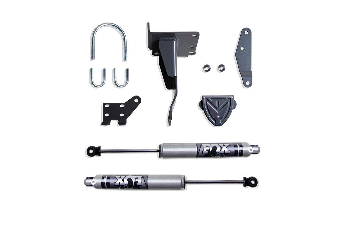 2014-2024 RAM 2500/3500 4WD DUAL STEERING STABILIZER KIT W/ FOX STABILIZERS 