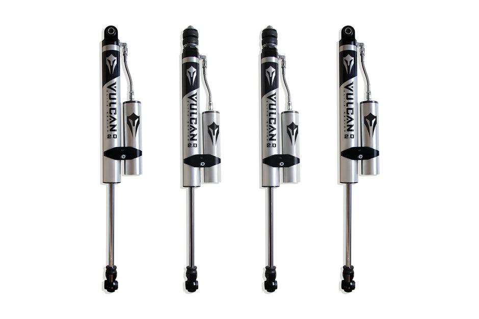 2013-2024 RAM 3500 4WD F&R VULCAN SERIES RESERVOIR SHOCKS - 2.5" LIFT HEIGHT