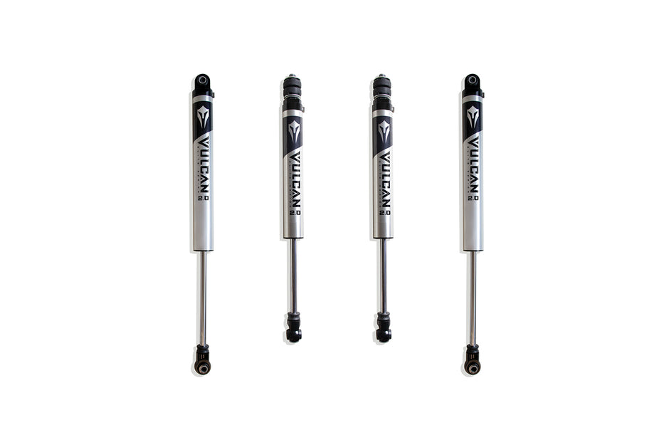 2013-2024 RAM 3500 4WD F&R VULCAN SERIES IFP SHOCKS - 4" LIFT HEIGHT (W/O FACTORY REAR AIR RIDE)