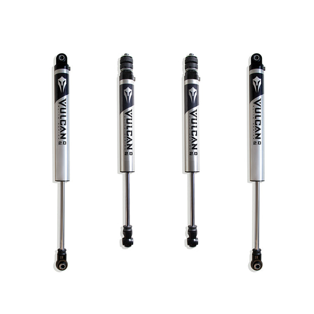 2013-2024 RAM 3500 4WD F&R VULCAN SERIES IFP SHOCKS - 4" LIFT HEIGHT (W/O FACTORY REAR AIR RIDE)
