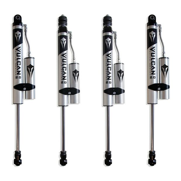 2013-2024 RAM 3500 4WD F&R VULCAN SERIES RESERVOIR SHOCKS - 8" LIFT HEIGHT (W/O FACTORY REAR AIR RIDE)