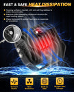 6/8Pcs 5 Inch 132W Amber DRL LED Pod Lights with Power Harness