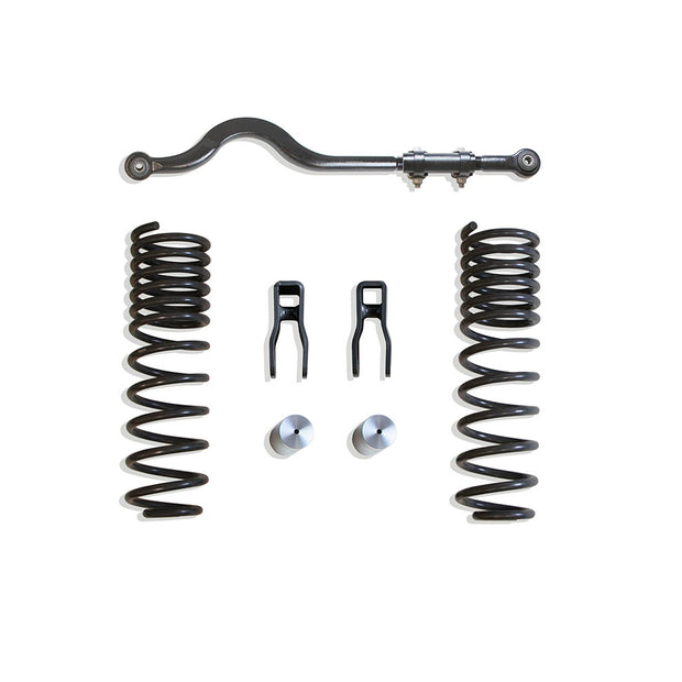 2020-2024 JEEP GLADIATOR MOJAVE FRONT COILS, TRAC BAR, F. SHOCK EXT & MISC. BRACKETS - 3" LIFT HEIGHT (BOX 1 OF 2)