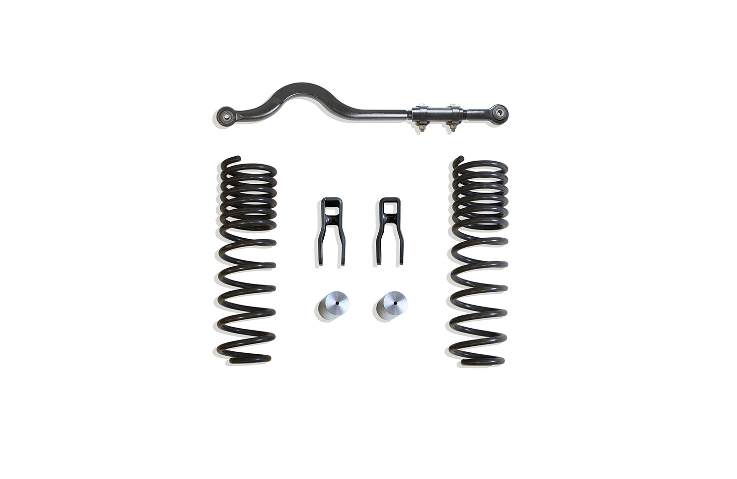 2020-2024 JEEP GLADIATOR FRONT COILS, TRAC BAR, SHOCK EXT & MISC. BRACKETS - 4.5
