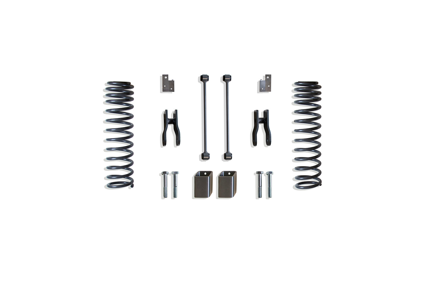 2020-2024 JEEP GLADIATOR REAR COILS, SWAY BAR LINKS, R. SHOCK EXT & MISC. BRACKETS - 4.5