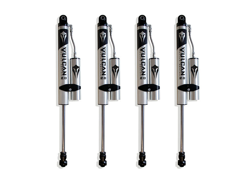2020-2025 JEEP GLADIATOR F&R VULCAN SERIES RESERVOIR SHOCKS - 4.5" LIFT HEIGHT