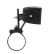 4 inch Classic-SM Series Dual Row LED Pod Lights Flood Beam & 2.5 Inch Bull Bar Roll Cage Clamps Mounting Brackets Combo for Jeep Off-Road SUV ATV UTV Trucks