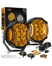 V-ULTRA Series | 5 Inch 172W LED Side Shooter Amber Pod Lights with Amber DRL