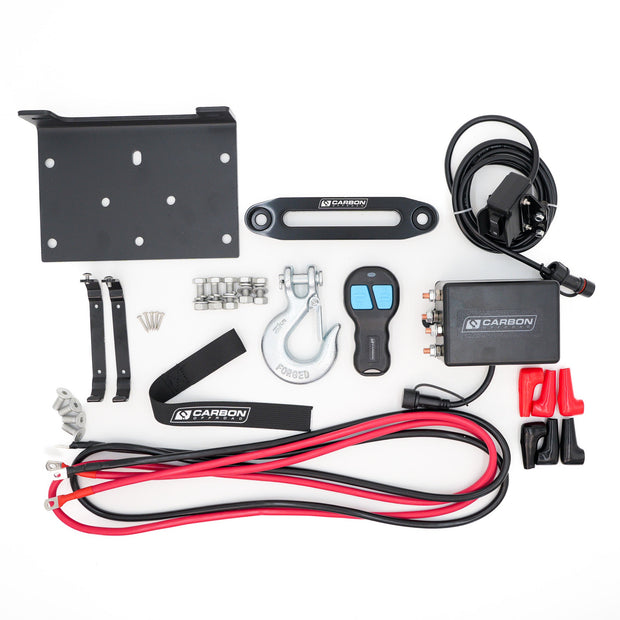 Carbon Winch ATV Replacement Synthetic Rope Kit — Suits 4.5K & 6K