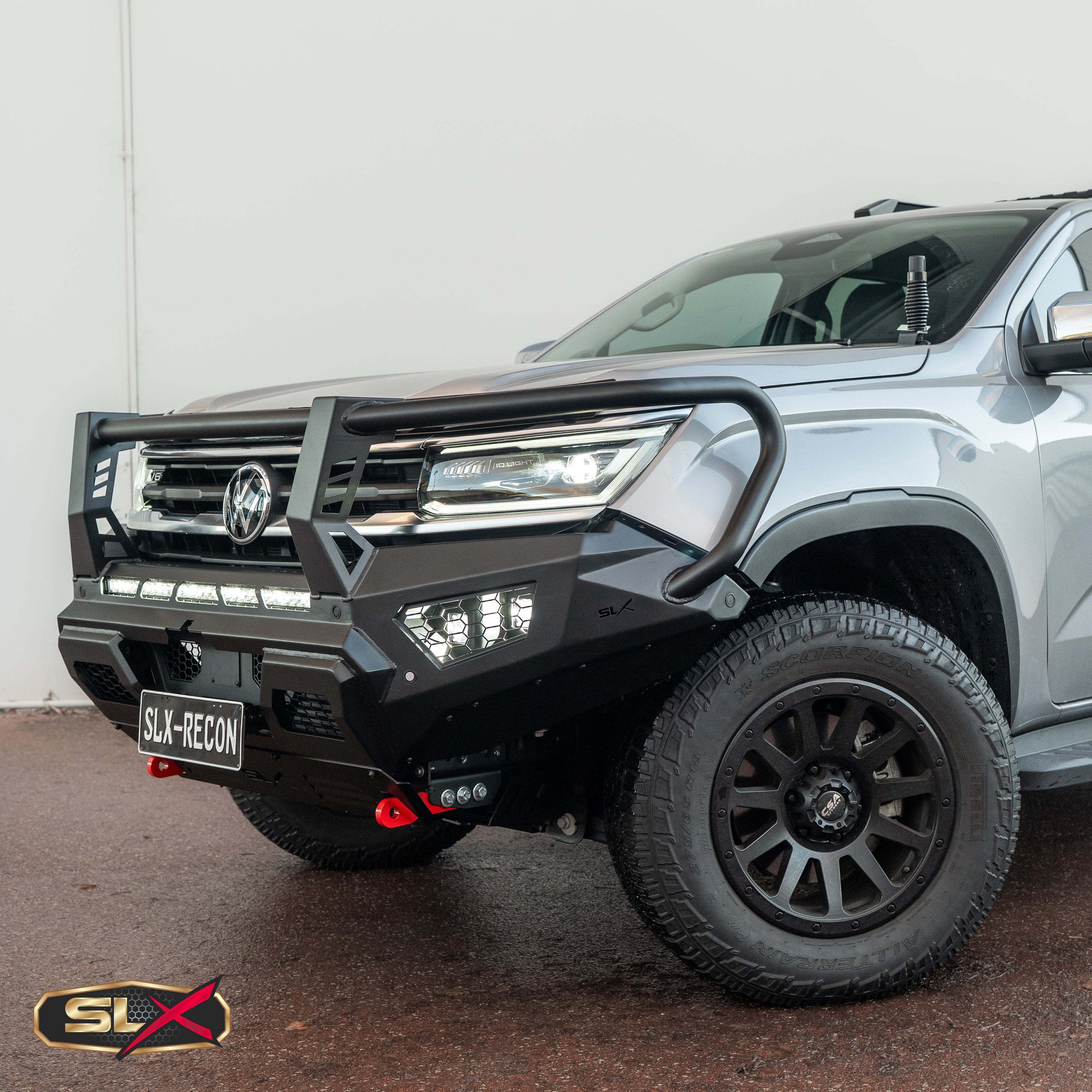 SLX Recon Bull Bar, Suitable For Volkswagen Amarok, NF 2023 on SLX Recon Bull Bar Triple loop
