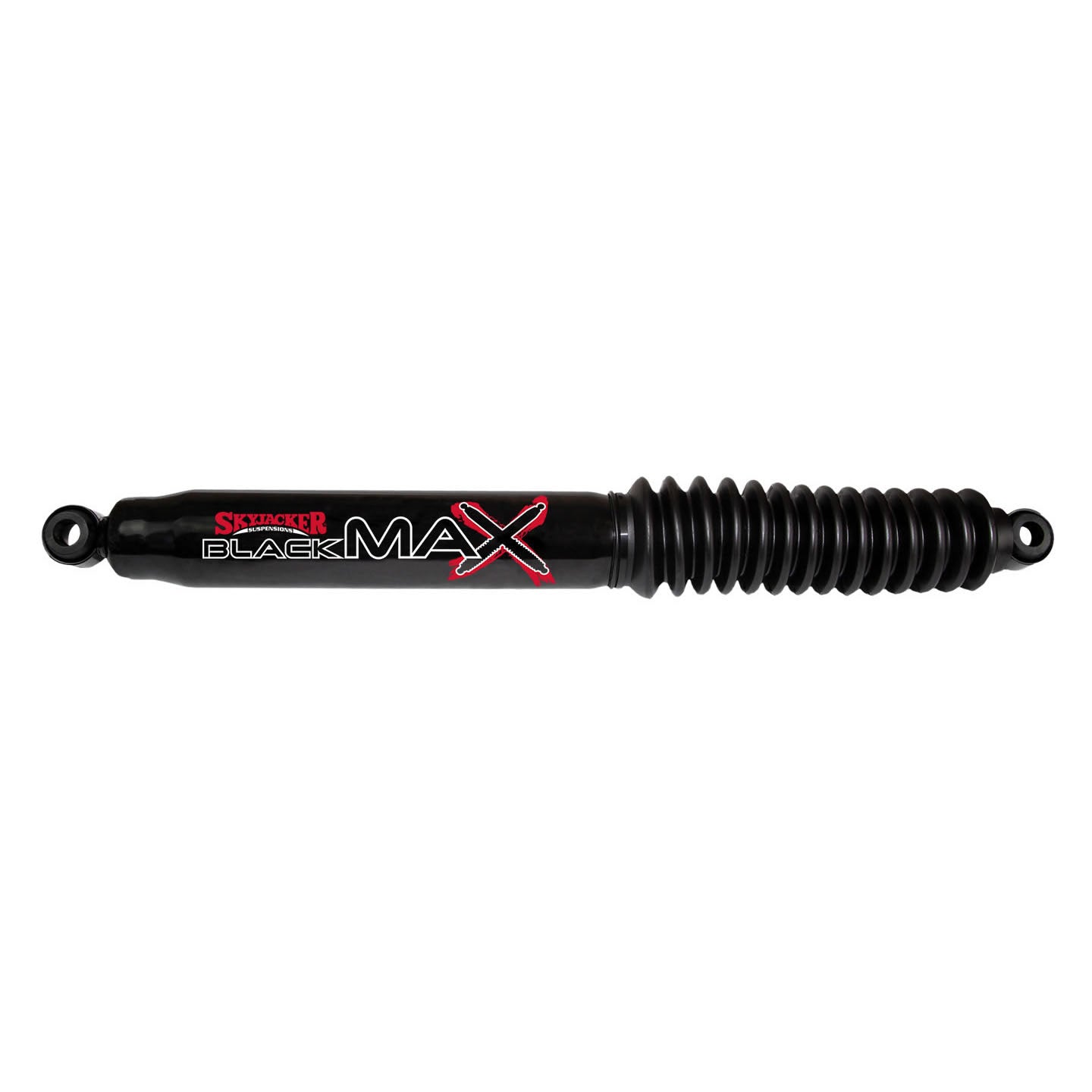 Black MAX Shock Absorber 63-91 Chevy Truck/SUVs w/Black Boot 19.07 Inch Extended 12.07 Inch Collapsed Skyjacker