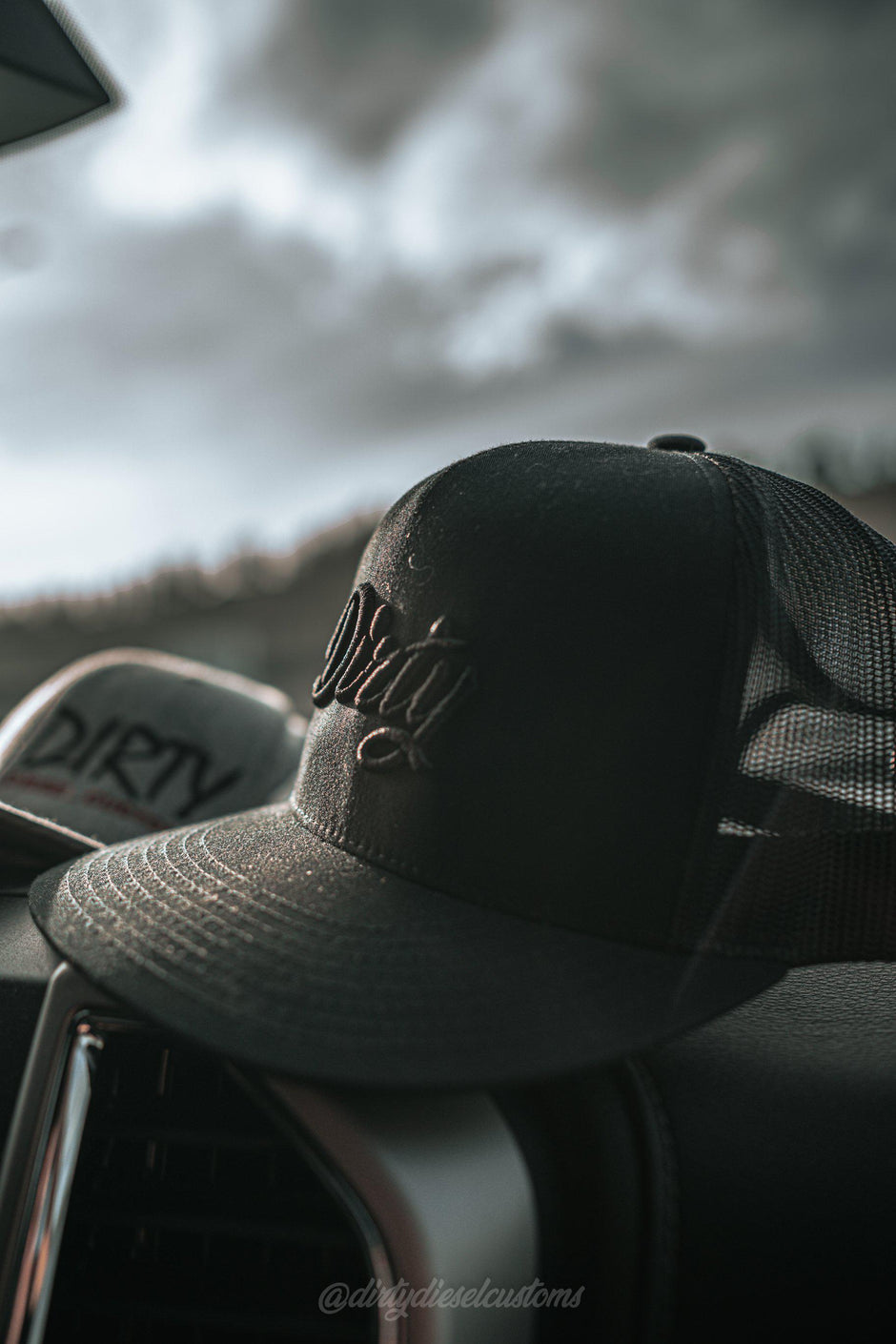 Black Edition Dirty Snapback Hat
