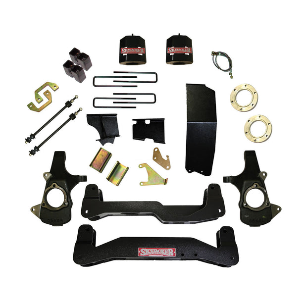 Lift Kit 6-7 Inch Lift 14-18 Silverado/Sierra 1500 For Use w/Models w/Aluminum Steering Knuckles/Control Arms Skyjacker