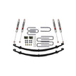 Suspension Lift Kit w/Shock M95 Performance Shocks 4 Inch Lift Incl. Front Leaf Springs Front/Rear U Bolt Kits Bushing Kits Rear Block Skyjacker