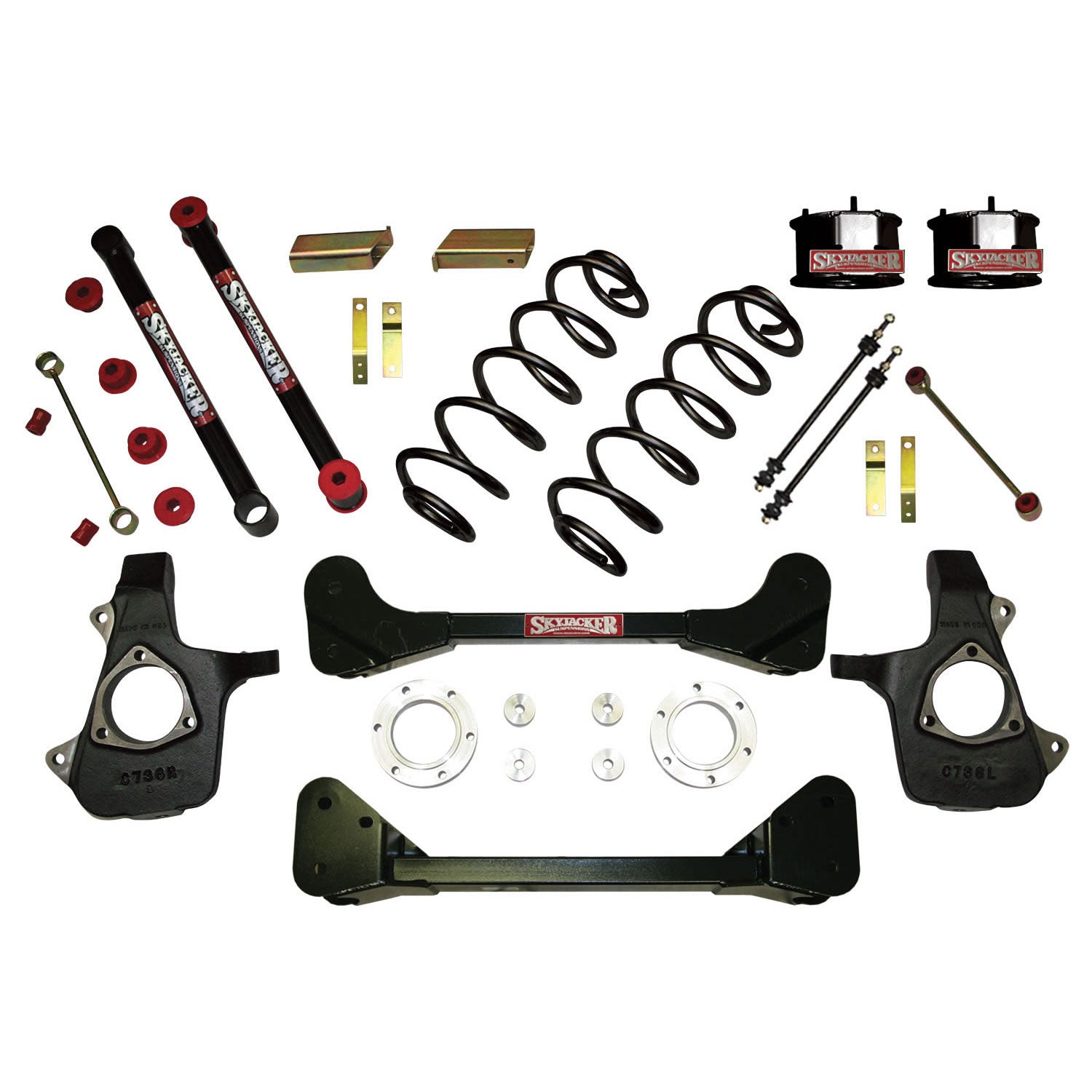 Lift Kit 4 Inch Lift 07-13 Chevrolet Tahoe 07-13 Chevrolet Avalanche 07-13 Suburban/Yukon XL 1500 Skyjacker