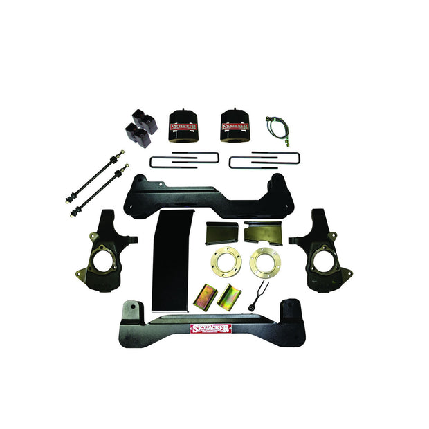 Lift Kit 6 Inch Lift 07-13 Silverado/Sierra 1500 Includes Front Struts Rear Blocks Skyjacker