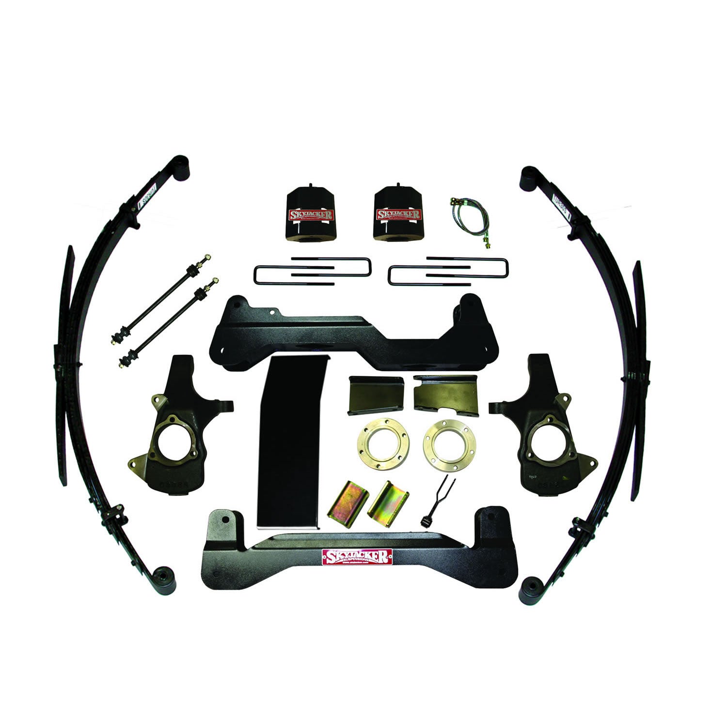 Lift Kit 6 Inch Lift 07-13 Silverado/Sierra 1500 Includes Front Struts Rear Springs Skyjacker