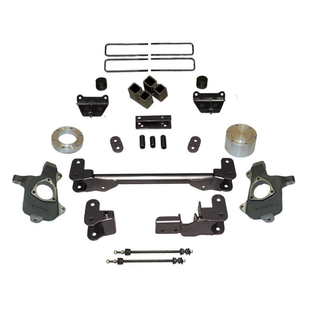Lift Kit 3 Inch Lift 99-05 Silverado/Sierra 1500 Includes Steering Stabilizer Block And U Bolt Kit Skyjacker