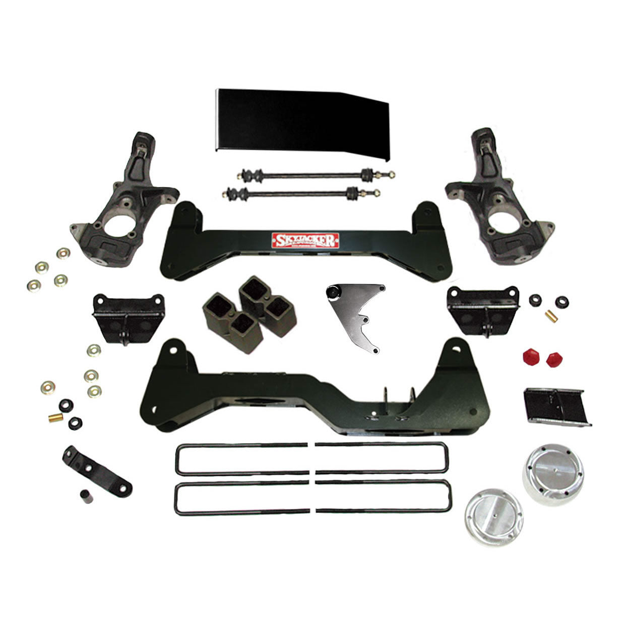 Lift Kit 6 Inch Lift 99-06 Silverado/Sierra 1500 Includes Rear Block And Add-A-Leafs No Skid Plate Skyjacker