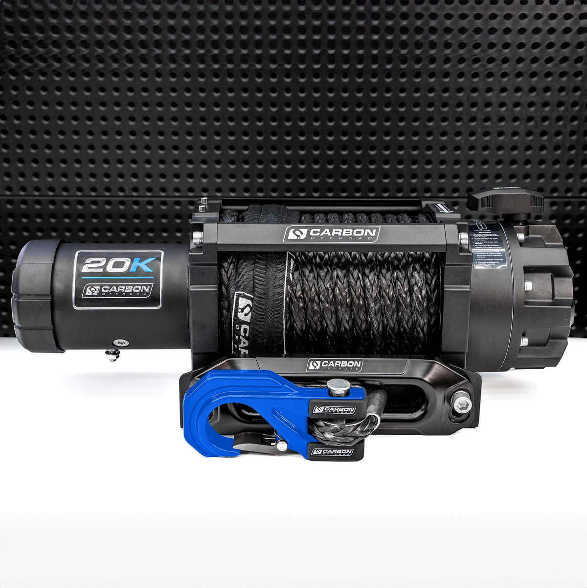 Carbon Scout Pro 20000lb Extreme Duty Truck Winch 24V — Choose Your Colour