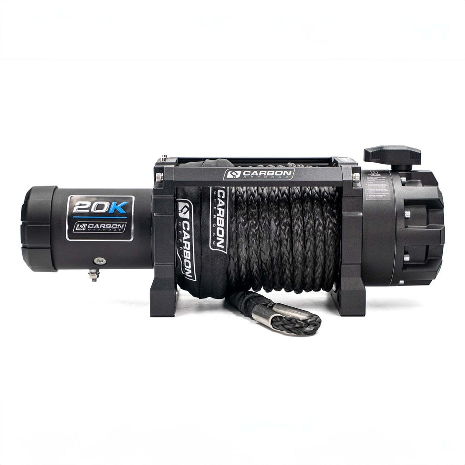 Carbon Scout Pro 20000lb Extreme Duty Truck Winch — 24V Winch Only