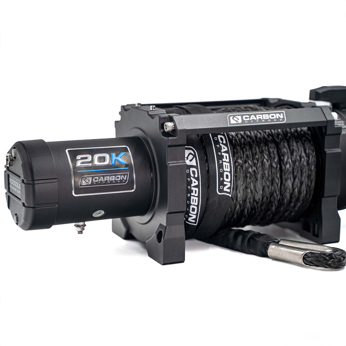 Carbon Scout Pro 20000lb Extreme Duty Truck Winch — Choose Your Colour