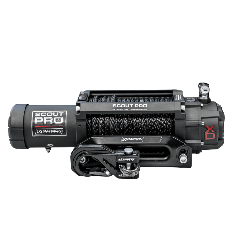 Carbon Scout Pro 15000lb Winch V3 — Choose Your Colour