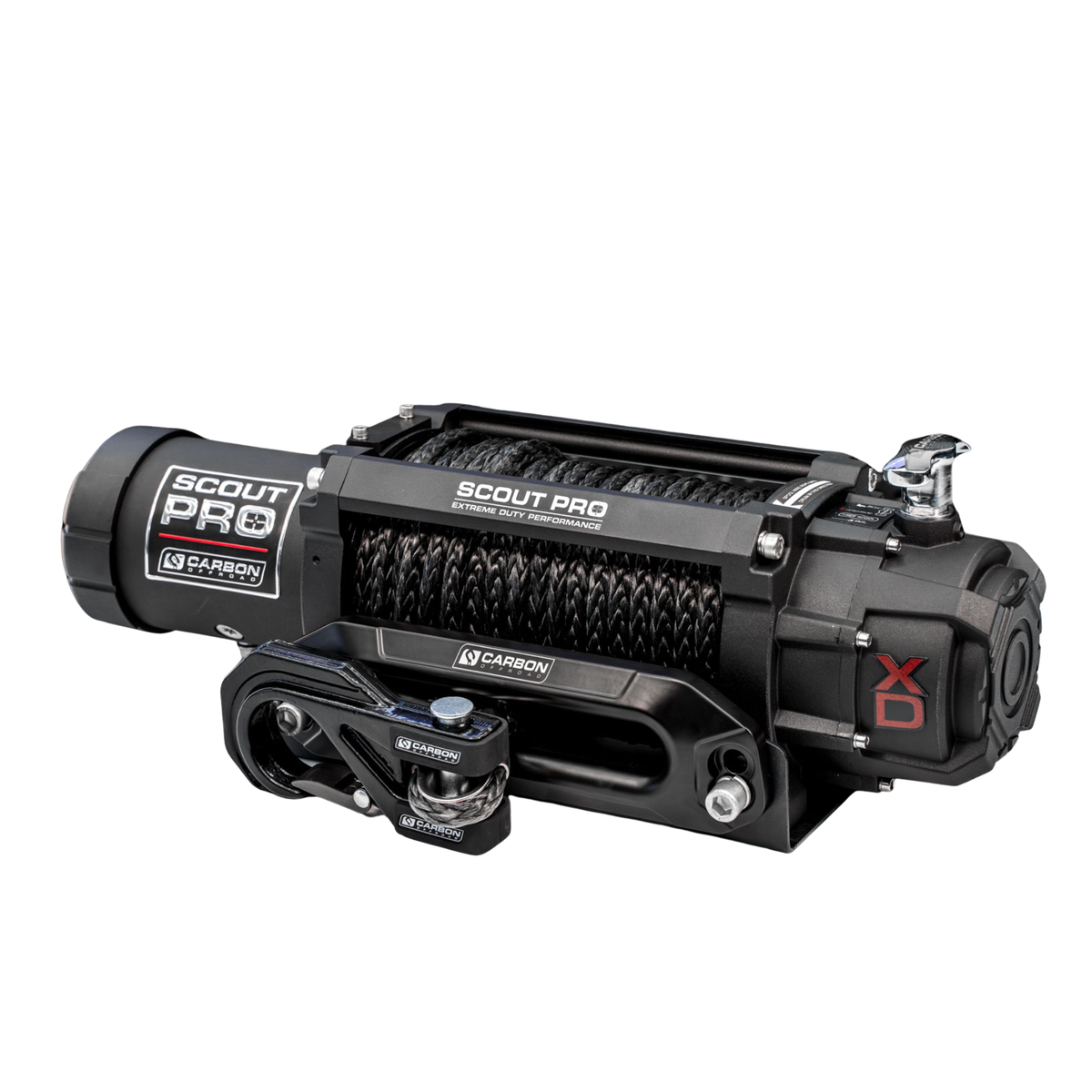 Carbon Scout Pro 15000lb Winch V3 — Choose Your Colour