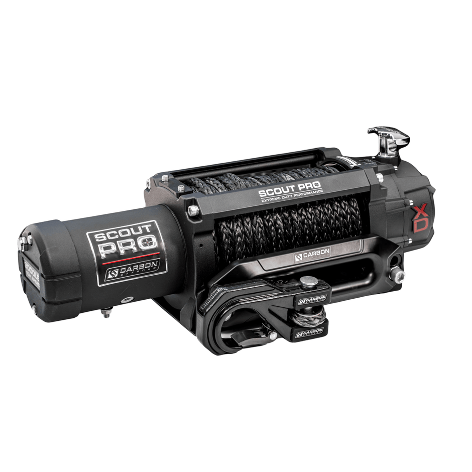 Carbon Scout Pro 15000lb Winch V3 — Choose Your Colour