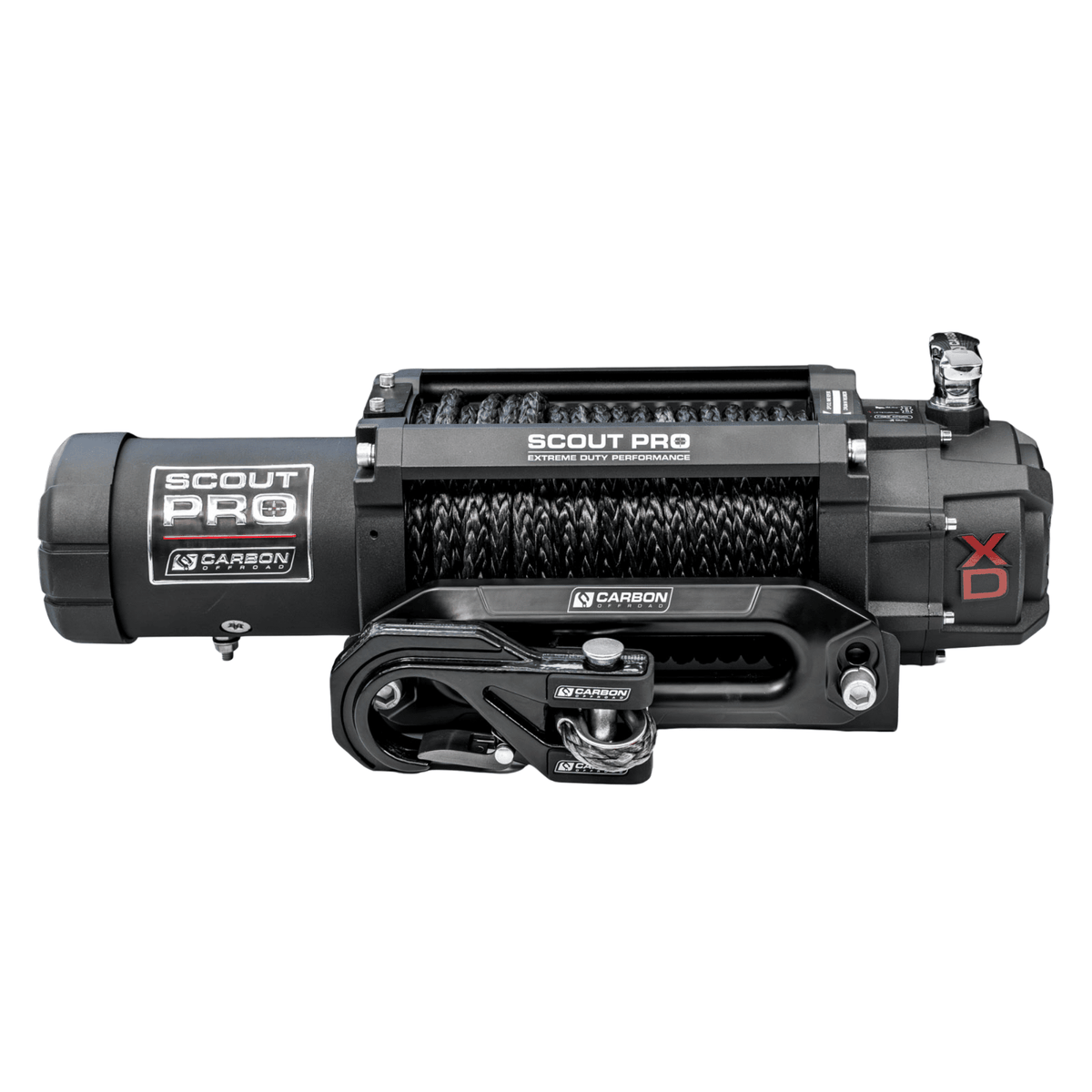 Carbon Scout Pro 7000lb Winch — Choose Your Colour