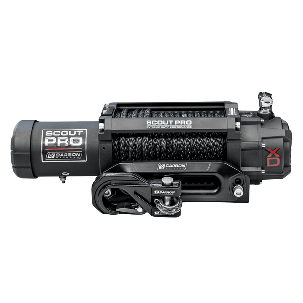Carbon Scout Pro 7000lb Winch — Choose Your Colour