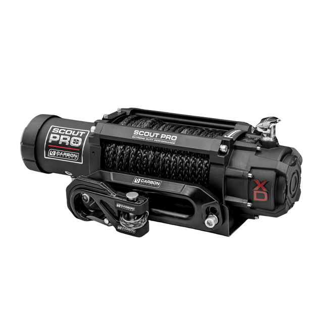 Carbon Scout Pro 7000lb Winch — Choose Your Colour