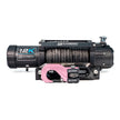 Carbon 12K 12000lb Winch V3X with MegaPro Hook 24V — Choose Your Colour
