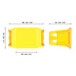 V-max Series 6Pcs Side Shooter Pod Lights with Power Harness