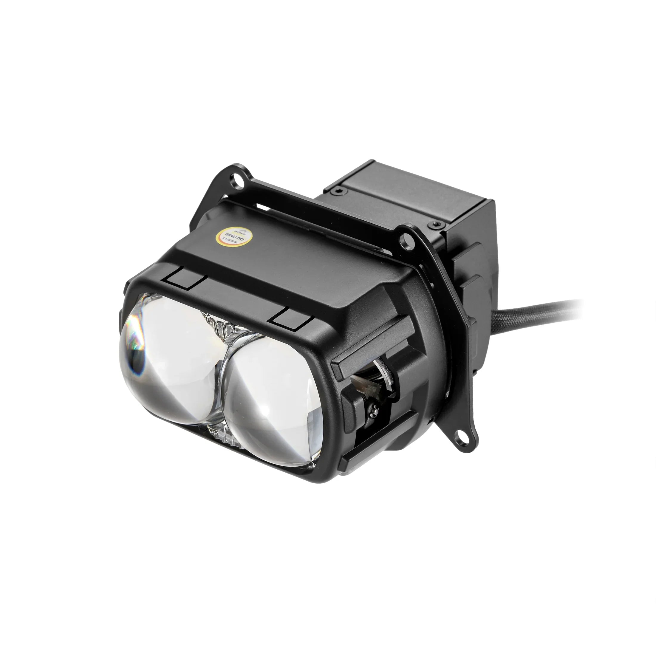 (2pcs/Set)3.5 inch 132W Hyperbolic Rectangular Bi-LED Projector Lens Headlight K9 Series, Retrofit Cutting Installation-K9 Bi-Lens projector