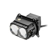(2pcs/Set)3.5 inch 132W Hyperbolic Rectangular Bi-LED Projector Lens Headlight K9 Series, Retrofit Cutting Installation-K9 Bi-Lens projector