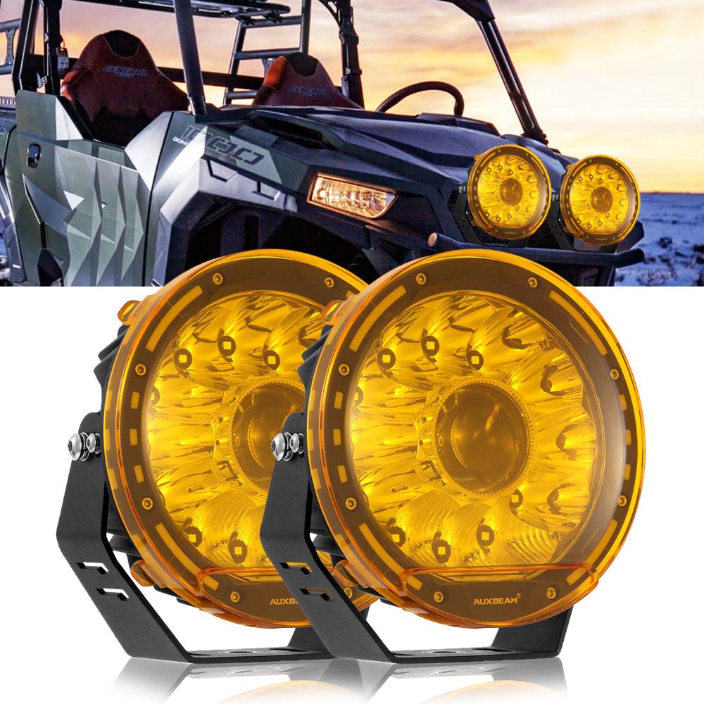 (2pcs/set) 7 Inch 230W 33332LM 360-PRO Series LED Driving Lights+Amber/Black Covers(Optional) for ATV UTV SIDE BY SIDE 4X4