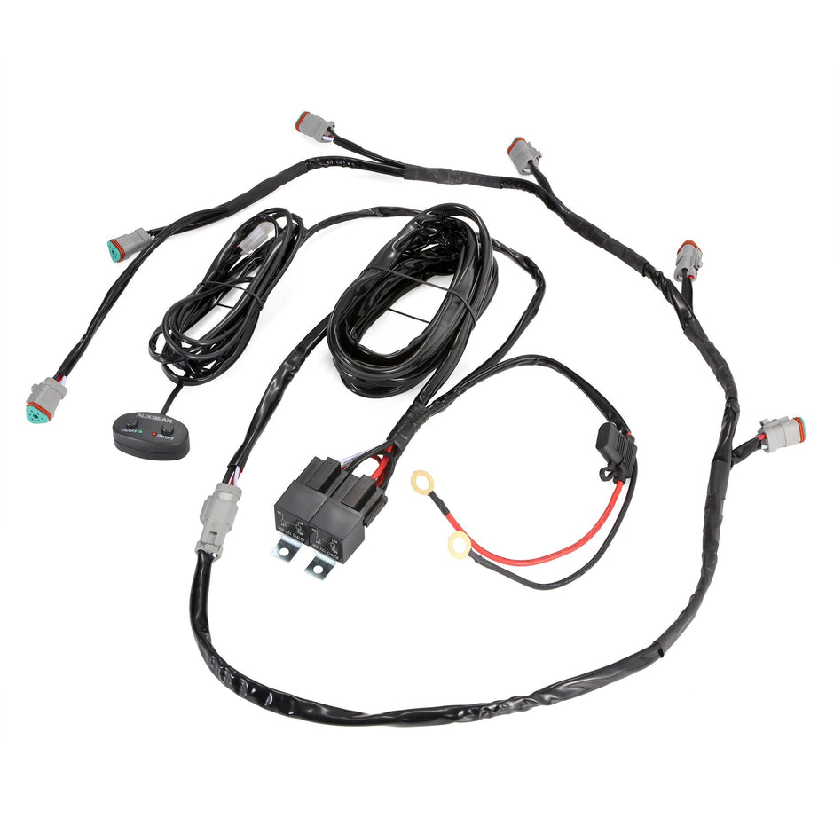 V-MAX Series Combo Beam Side Shooter LED Pod Lights with Amber DRL