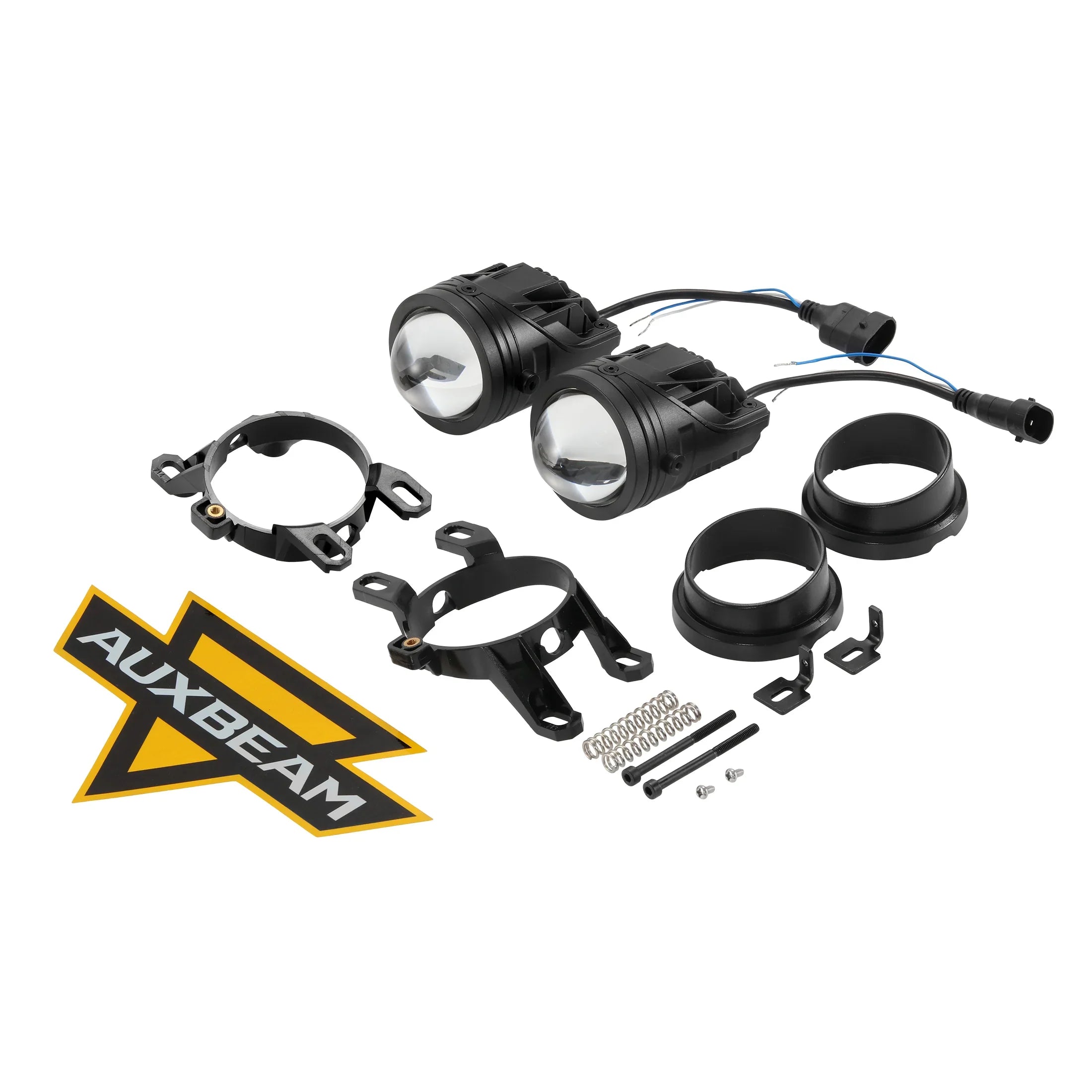 (2pcs/Set)2 Inch 70W Bi-LED Projector Lens Fog Light 6000K HD Lens For Toyota
