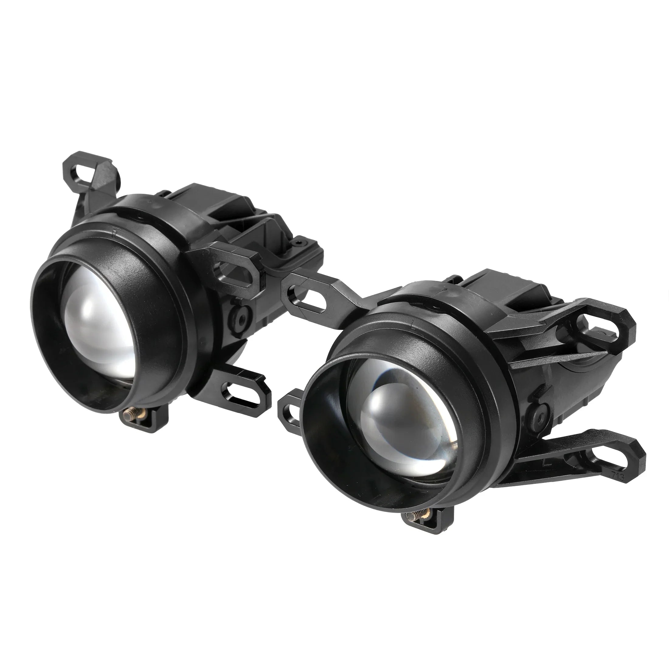 (2pcs/Set)2 Inch 70W Bi-LED Projector Lens Fog Light 6000K HD Lens For Toyota