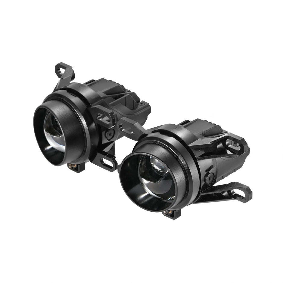 (2pcs/Set)2 Inch 80W Bi-LED Projector Lens Fog Light 6000K Hyperboloid Lens Fog Light With High Beam Auxiliary Beam For Toyota