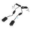 0.66'' Dual-Color Bi-LED Grille Projector Lights – 6000K White / 3000K Amber Hi-Lo Beam for SUV Truck ATV UTV