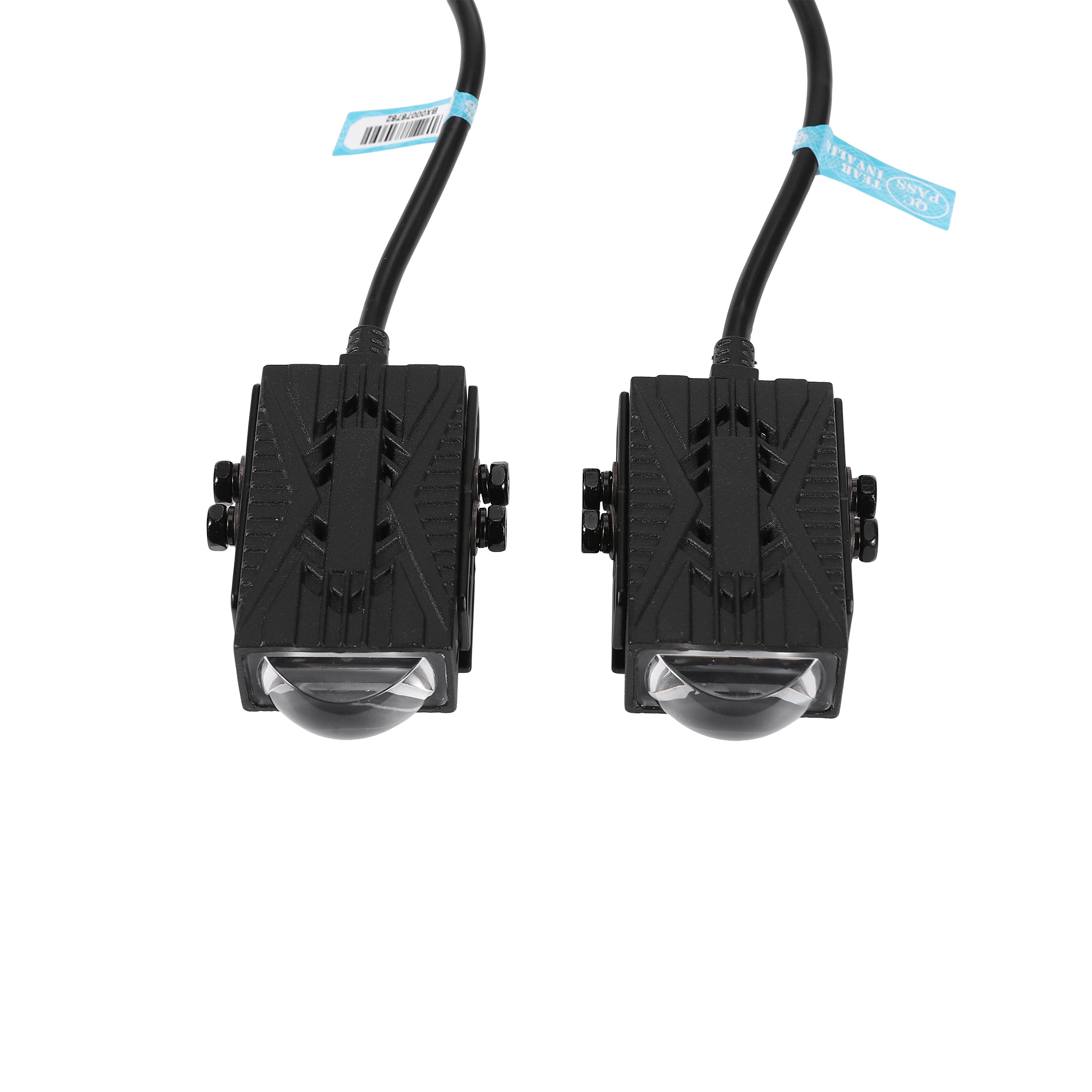 0.66'' Dual-Color Bi-LED Grille Projector Lights – 6000K White / 3000K Amber Hi-Lo Beam for SUV Truck ATV UTV