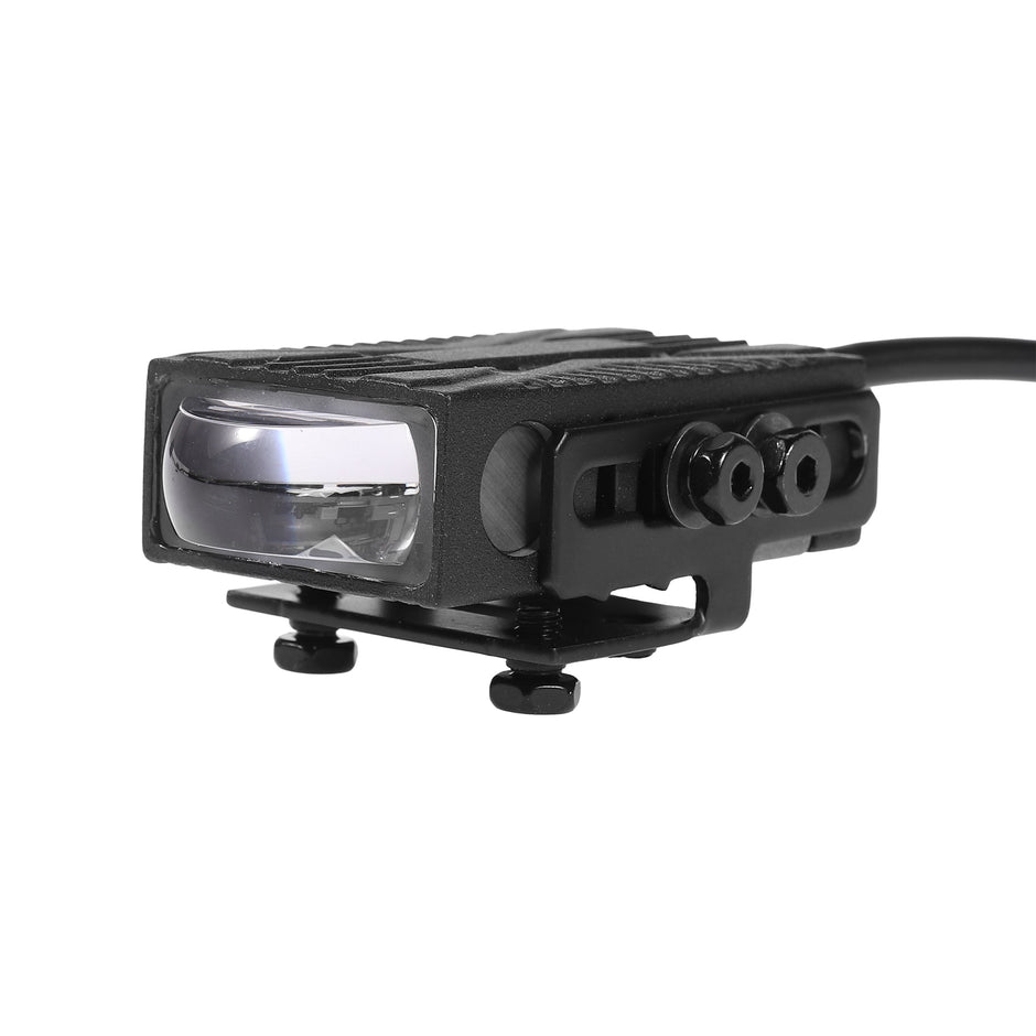 0.66'' Dual-Color Bi-LED Grille Projector Lights – 6000K White / 3000K Amber Hi-Lo Beam for SUV Truck ATV UTV
