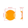 V-ULTRA Series 3/5/7/9 Inch LED Pod Lights Dark Amber Cover Light Shield Cover