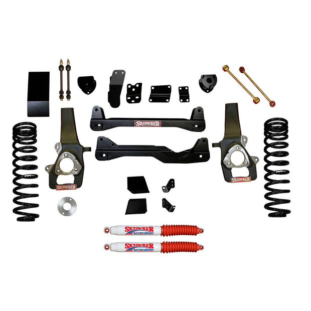Suspension Lift Kit w/Shock Nitro Shocks 4 Inch Lift 14-17 Ram 1500 Skyjacker