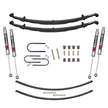 Suspension Lift Kit w/Shock M95 Performance Shocks 2.5 Inch Front/2 Inch Rear Lift Incl. Front Leaf Springs Front U Bolt Kit Front Bushing Kit Rear Add-A-Leafs Skyjacker