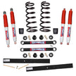 Suspension Lift Kit w/Shock 2-2.5 Inch Lift Incl. Front Coil Spring Rear Add-A-Leafs Lower Links Bump Stops Skyjacker