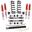 Suspension Lift Kit w/Shock Nitro Shocks 3.5-4 Inch Lift Incl. Coil Springs Skyjacker